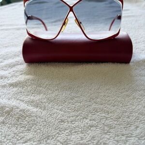 Iconic VINTAGE Christian Dior 2056 Red Butterfly Sunglasses